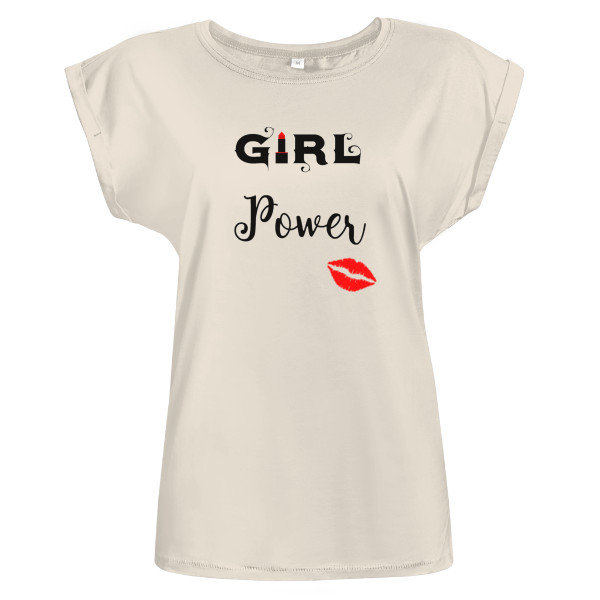 Tričko s potiskem Girl power