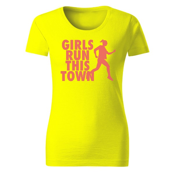 Girls run this town T-shirt