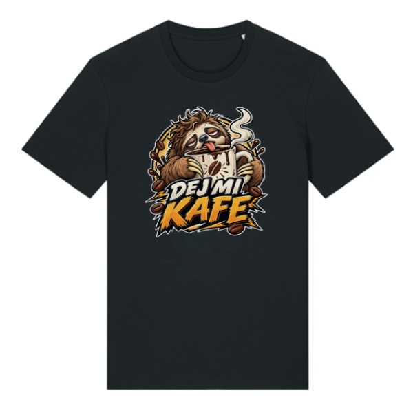 T-shirt Give Me Coffee - Sleepy Sloth