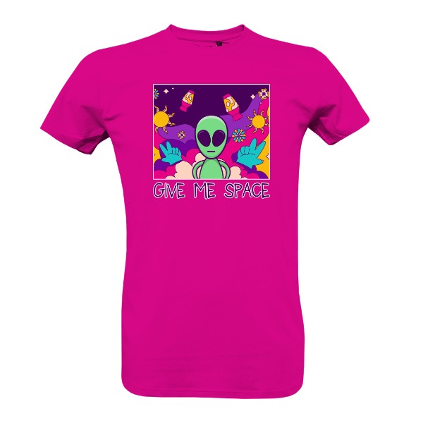 Tričko s potiskem Give me space