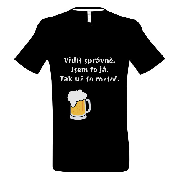 Tričko s potiskem Štamgast