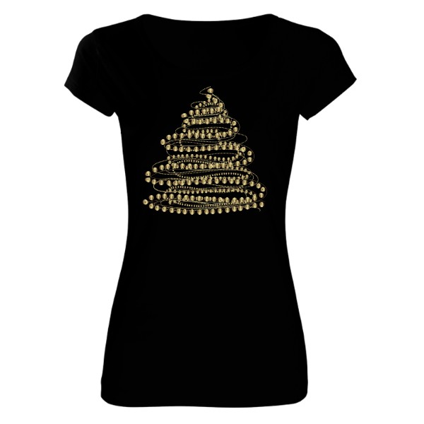 Golden Christmas Tree