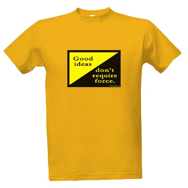 Tričko s potlačou Good ideas (MG)