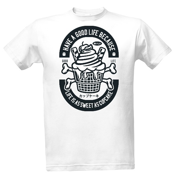 Tričko s potiskem Good Life Cupcake Classic Ramirez hip hop