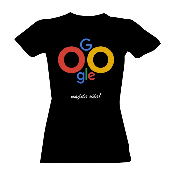 Tričko s potiskem Google žena