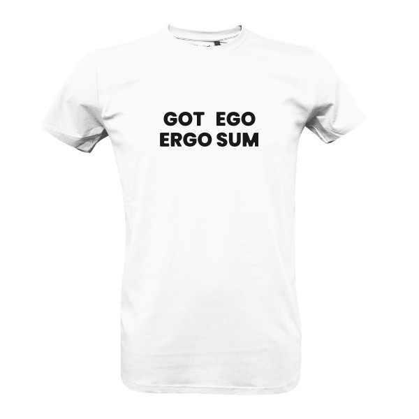 Tričko s potiskem Got ego ergo sum