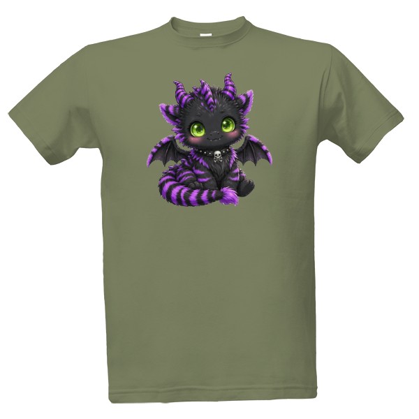 Tričko s potlačou Goth dragon 