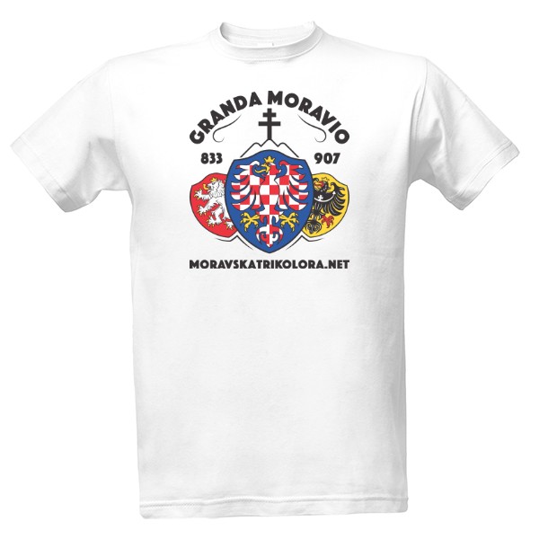Tričko s potiskem Granda Moravio