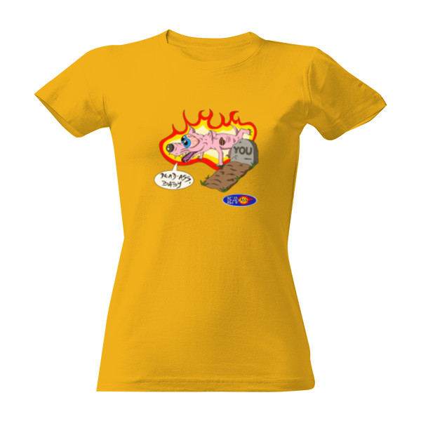 Tričko s potiskem Grave dog dámské