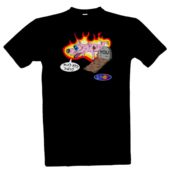 Tričko s potiskem Grave dog pánské