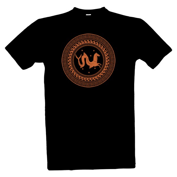 Greek horse male t-shirt T-shirt