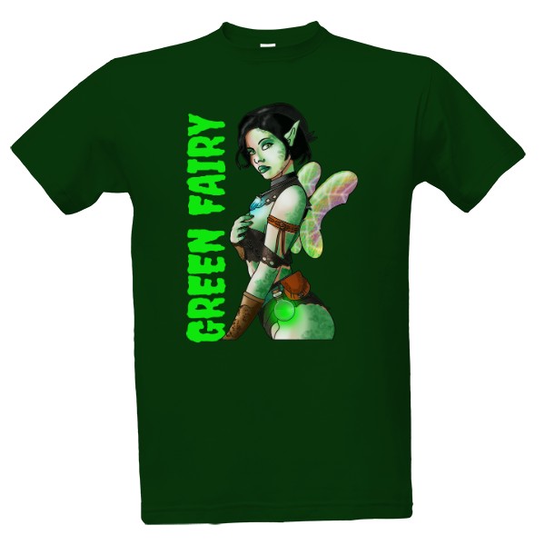 Tričko s potiskem Green Fairy