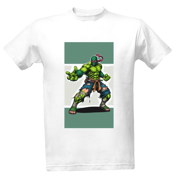 Tričko s potiskem Green ninja mutant 