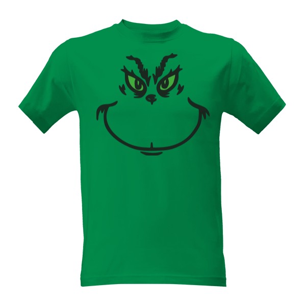 Tričko s potiskem Grinch face