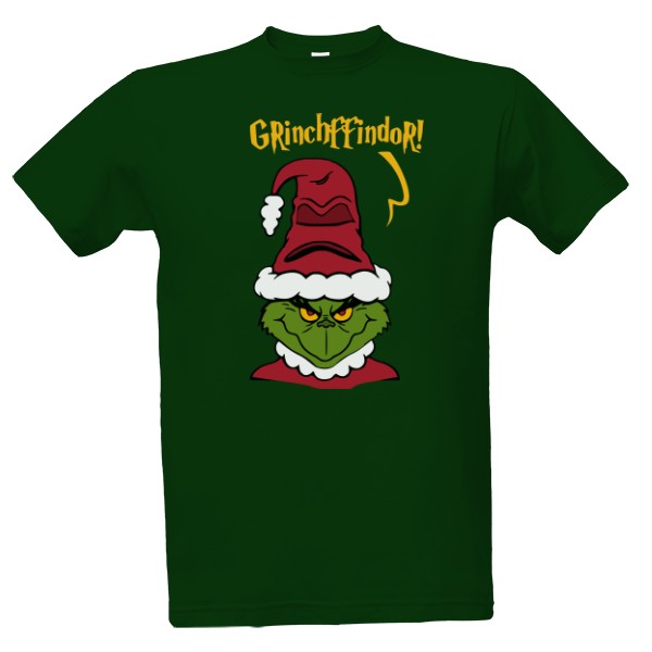 Tričko s potiskem Grinchffindor