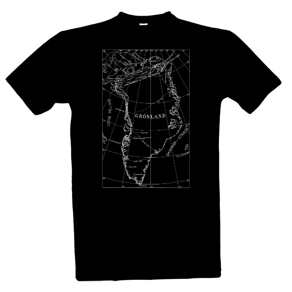 Tričko s potiskem Grónsko - Greenland