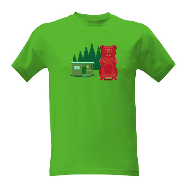Fairytale t-shirt with gummy bear in the forest motif T-shirt