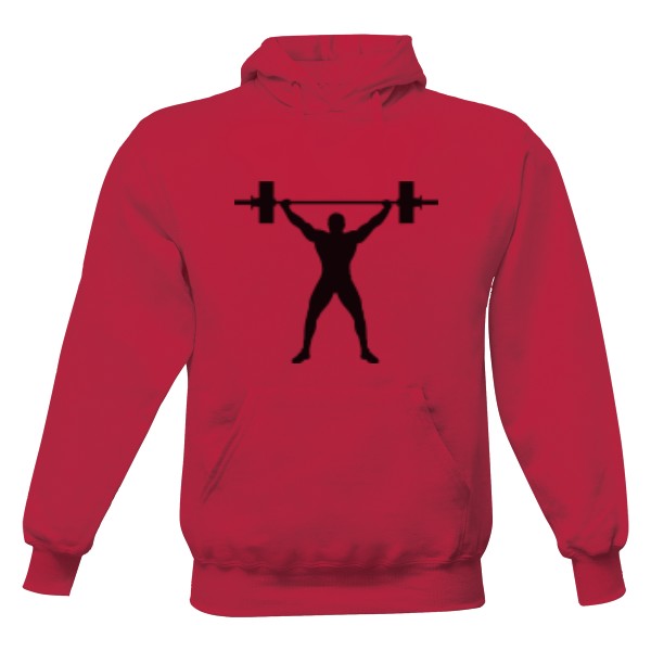 Pánská mikina s kapucí Just Hoods s potiskem Gym 