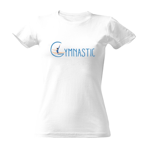 T-shirt gymnastic modrá
