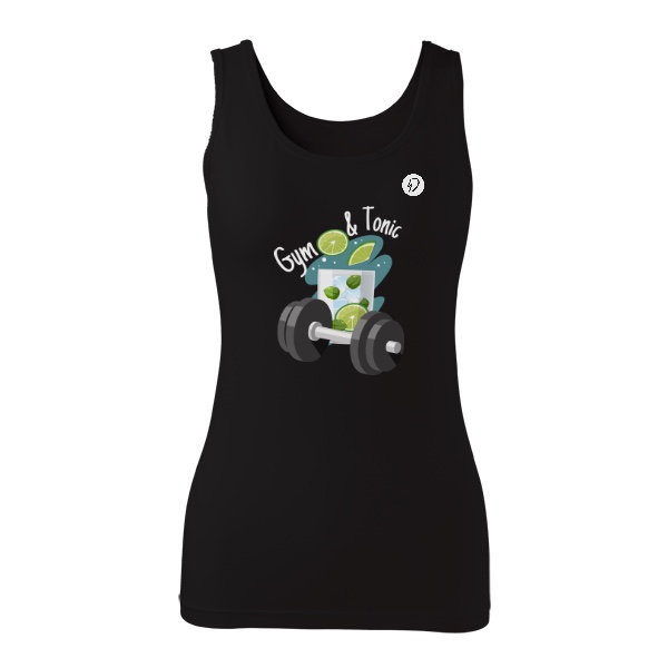 Tričko s potiskem Gym&Tonic tílko