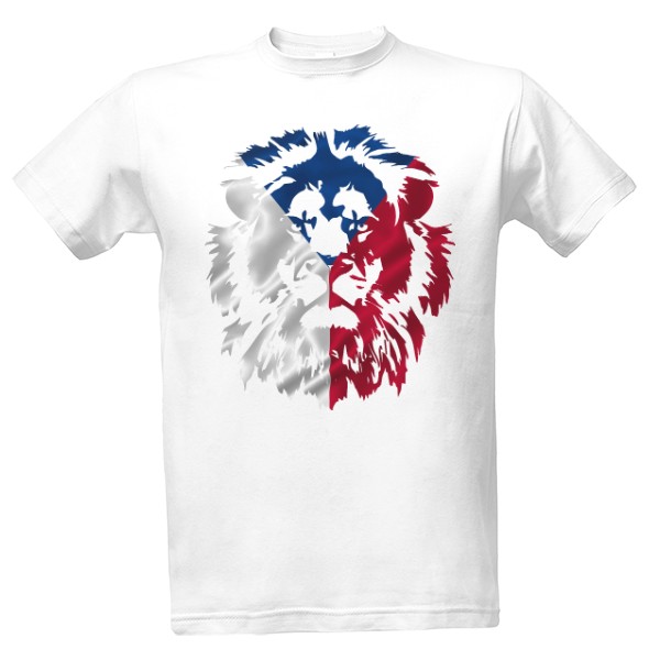 Tričko s potiskem lev