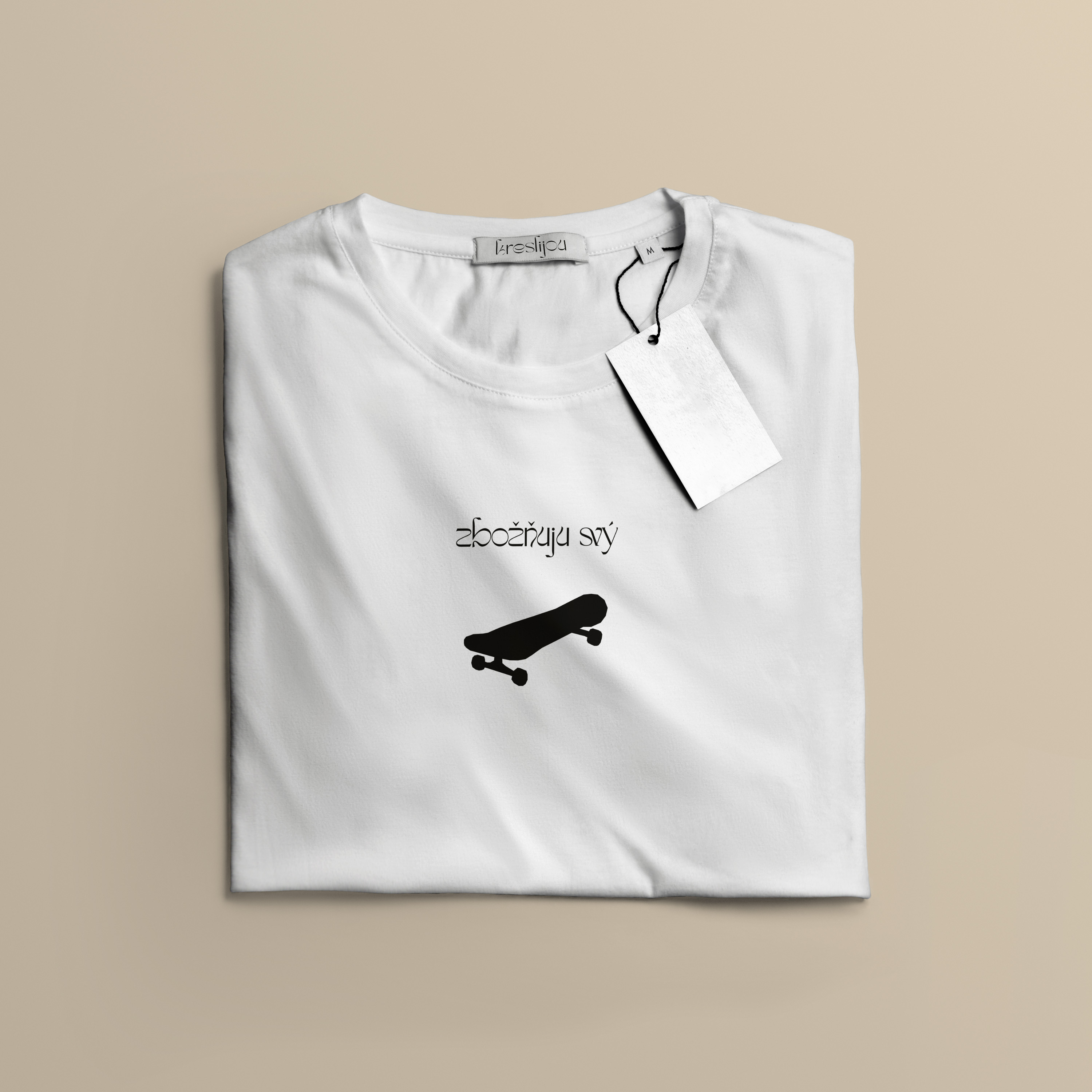 Tričko s potiskem Zbožňuju svý prkno