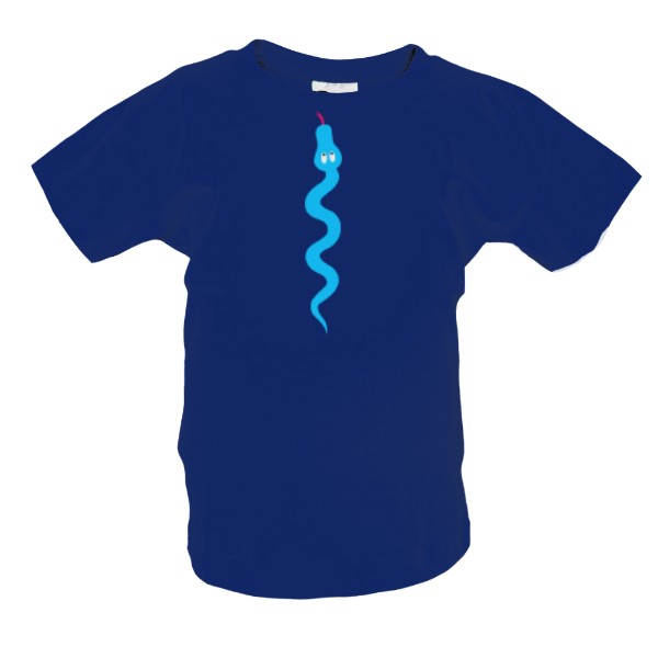 blue snake T-shirt