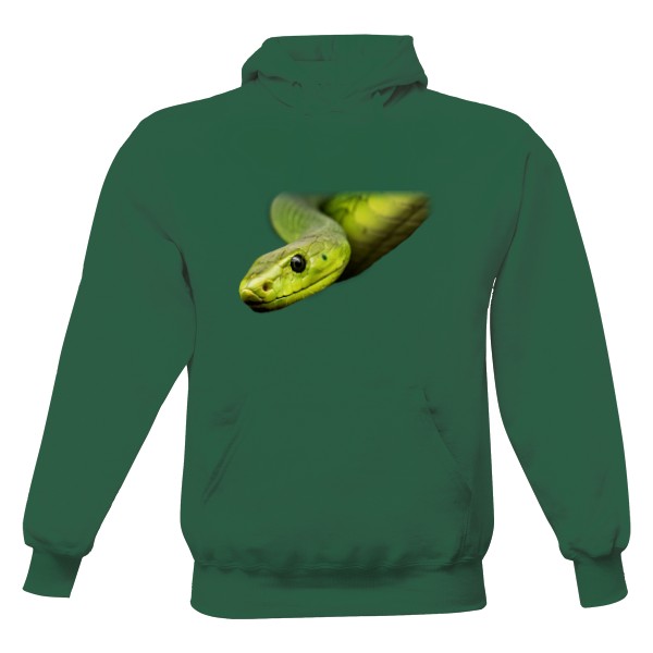 Pánská mikina s kapucí Just Hoods s potiskem Had