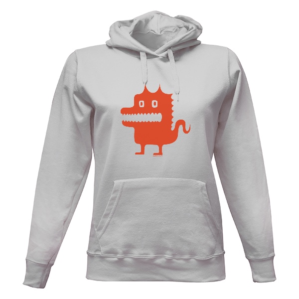 Dámská mikina s kapucí s potiskem Hafikovo s maskotem Felixem na podzim pro dámy