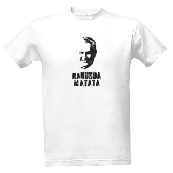 Tričko s potiskem Hakunda Matata