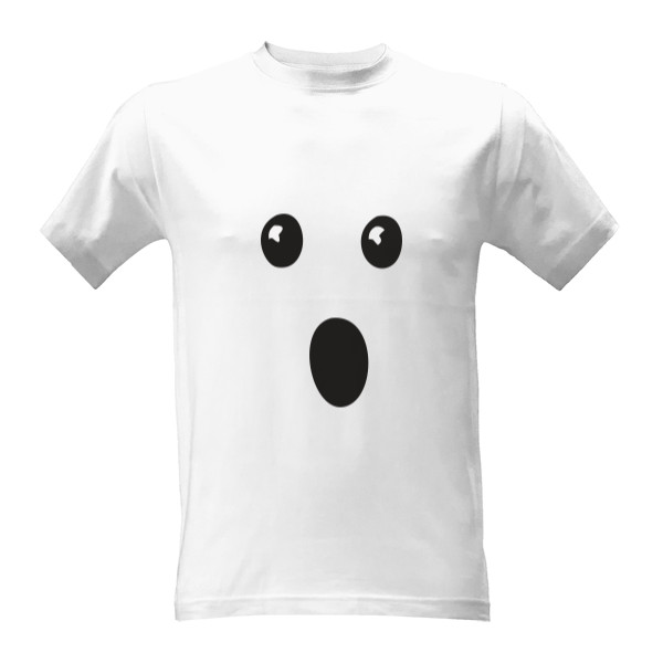 Tričko s potiskem Halloween duch kostým