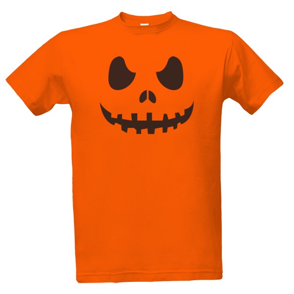 Tričko s potiskem Halloween obličej