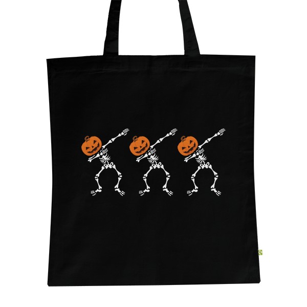 BIO Shopping Bag s potiskem Halloween skeletons