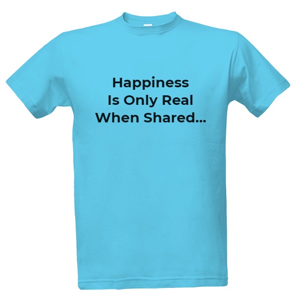 Tričko s potiskem happiness