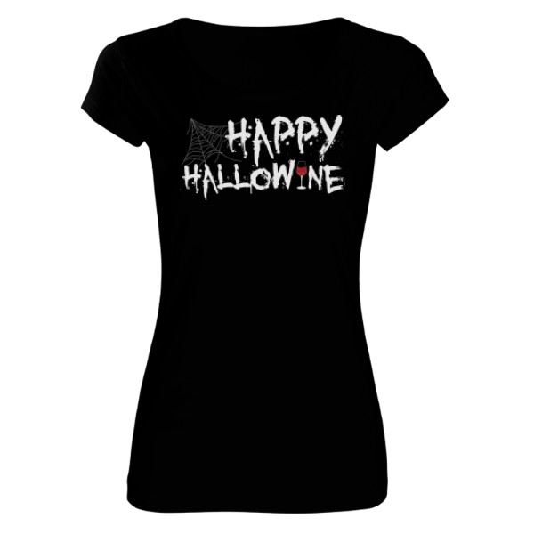 Tričko s potiskem Happy Hallowine