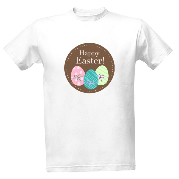 Tričko s potiskem HAPPY EASTER