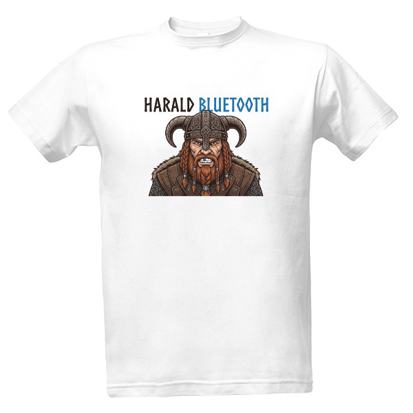 Tričko s potiskem Harald Bluetooth