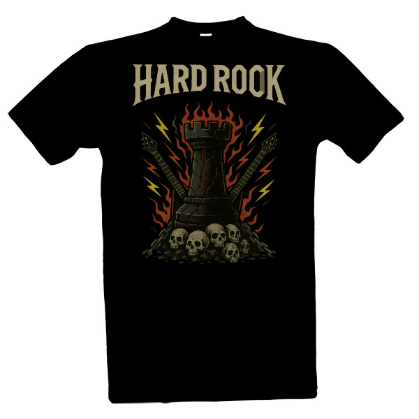 Tričko s potiskem Hard rook : Hard rock