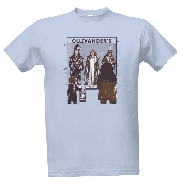 Tričko s potiskem Harry a Hůlka