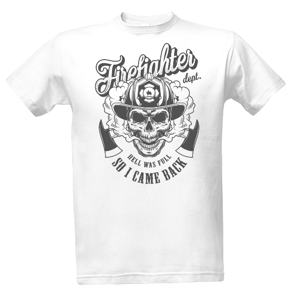 Tričko s potiskem Hasič 13