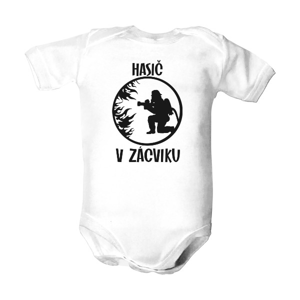 Dětské body  s potiskem Hasič v zácviku body