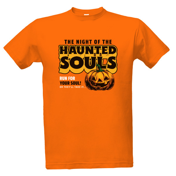 Tričko s potiskem Haunted Souls