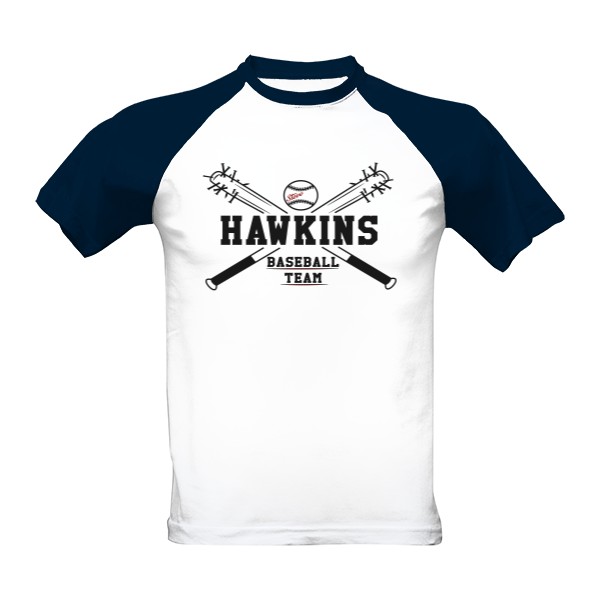 Tričko s potlačou Hawkins Basaball team
