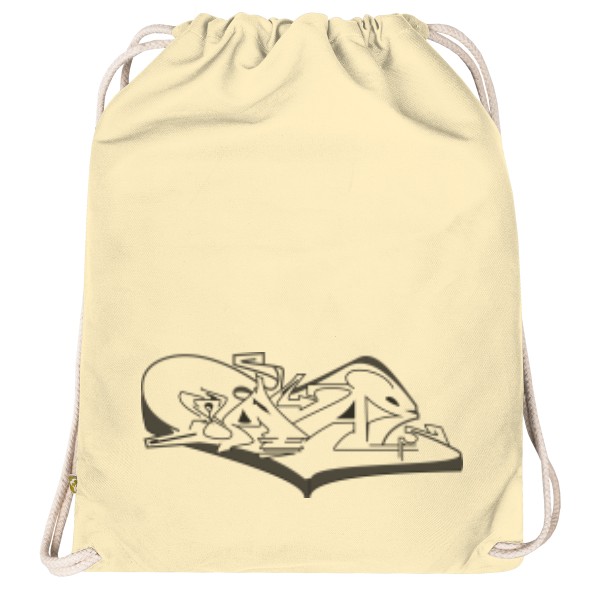 Vak na chrbát Organic  s potlačou Heart VaQ