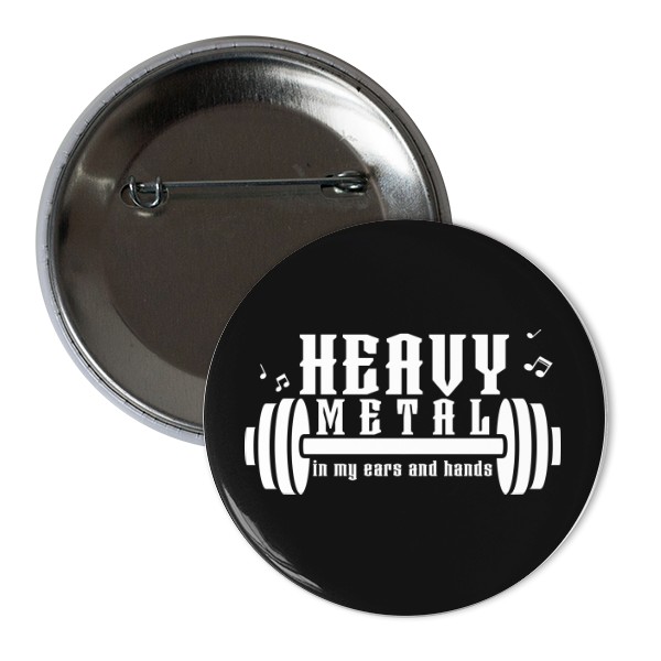 Heavy metal - fitness - bílá-4