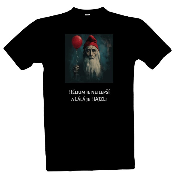Tričko s potiskem Hélium je nejlepší