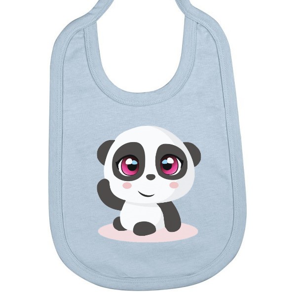 Bryndák bavlna s potiskem Hello panda