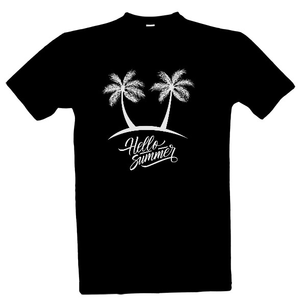 Tričko s potiskem Hello Summer