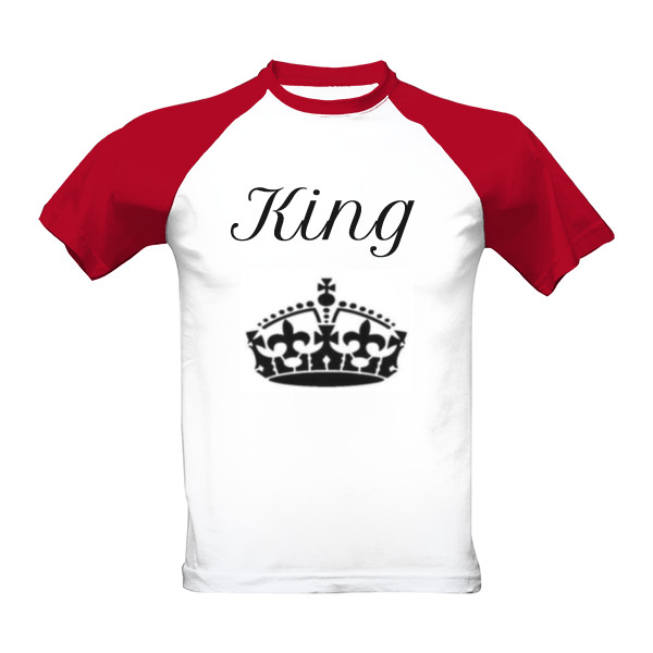 Tričko s potiskem King queen