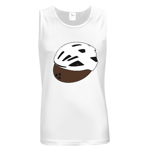 Tričko s potiskem Helma - Kokos